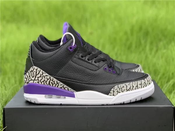 Air Jordan 3 Court Purple - Replica shoes