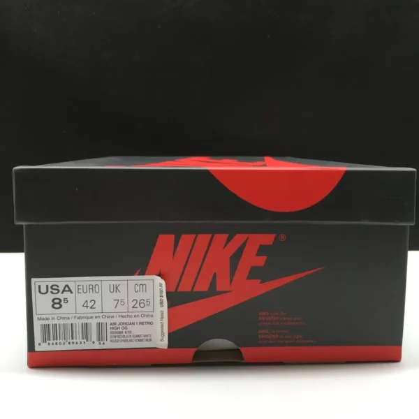 Air Jordan 1 Retro High OG Bred Toe - 2018-05-07 - Replica shoes