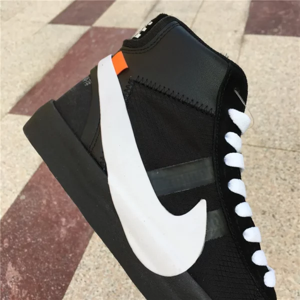 OFF-WHITE x Nike Blazer Studio Mid Black - Replica shoes