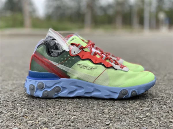 Undercover x Nike React Element 87 Volt Blue - 2019-01-24 - Replica shoes