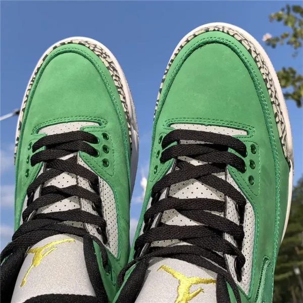 Air Jordan 3 Tinker Oregon Ducks PE - 2018-12-24 - Replica shoes