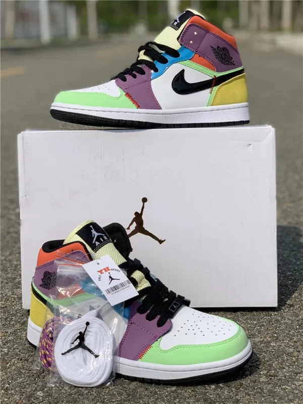 Air Jordan 1 Mid Multicolor - Replica shoes