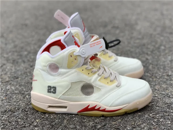 OFF-WHITE x Air Jordan 5 - Replica shoes