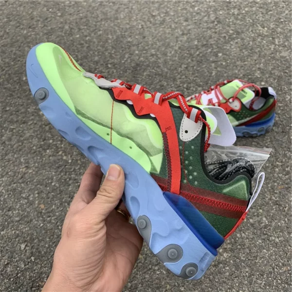 Undercover x Nike React Element 87 Volt Blue - 2019-01-24 - Replica shoes