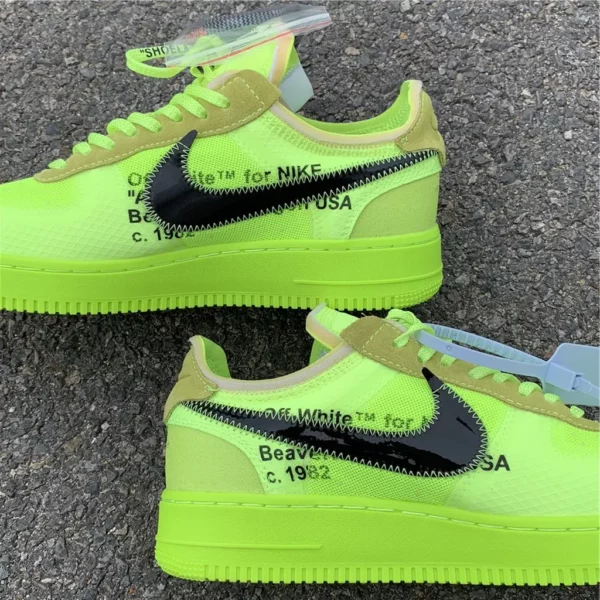 OFF-WHITE x Nike Air Force 1 Volt - Replica shoes