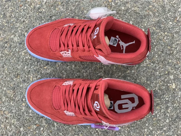 Air Jordan 4 The Oklahoma Sooners PE - 2019-05-14 - Replica shoes