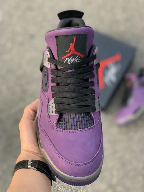 Travis Scott x Air Jordan 4 Purple Suede - 2019-05-15 - Replica shoes