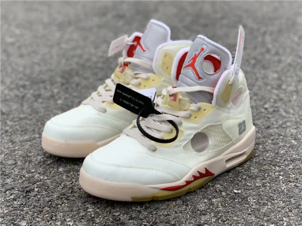 OFF-WHITE x Air Jordan 5 - Replica shoes