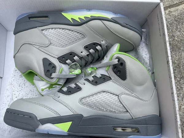 Air Jordan 5 Green Bean-04 - Replica shoes