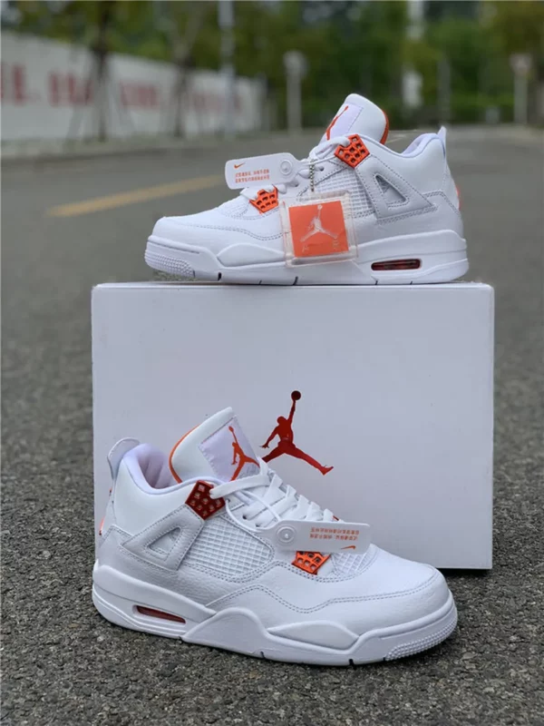 Air Jordan 4 University orange - Replica shoes