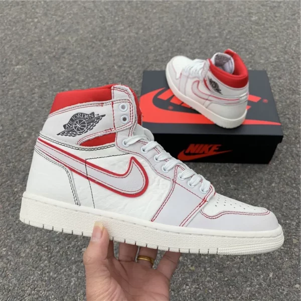 Air Jordan 1 Retro High OG SailRed - 2019-03-02 - Replica shoes