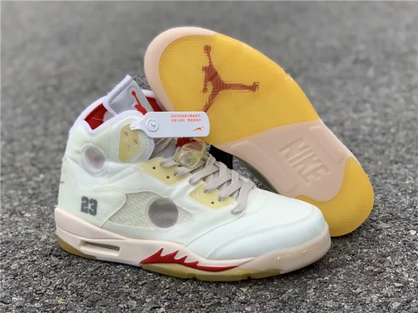 OFF-WHITE x Air Jordan 5 - Replica shoes