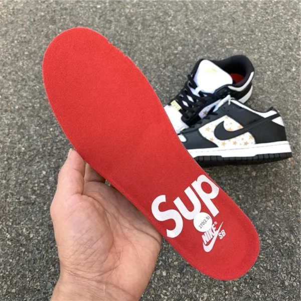 Supreme x Nike SB Dunk Low Black Stars - Replica shoes