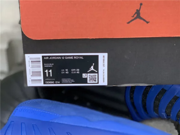 Air Jordan 12 Game Royal - 2019-09-28 - Replica shoes