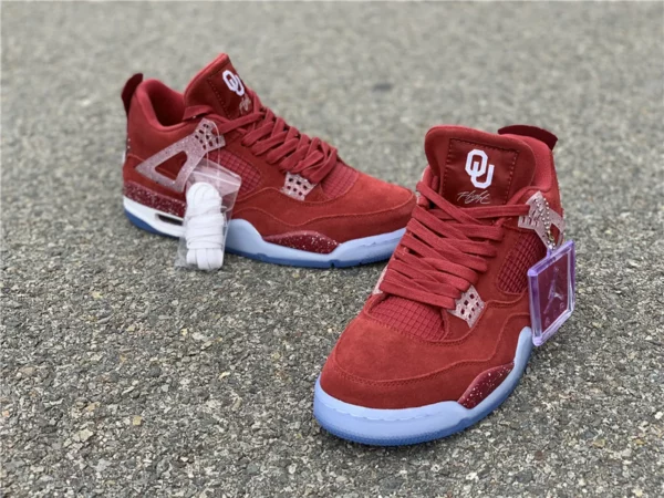 Air Jordan 4 The Oklahoma Sooners PE - 2019-05-14 - Replica shoes