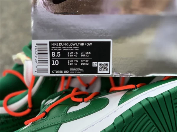 Off-White x Nike Dunk Low - Replica shoes