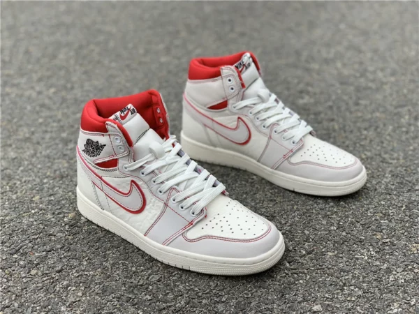 Air Jordan 1 Retro High OG SailRed - 2019-03-02 - Replica shoes