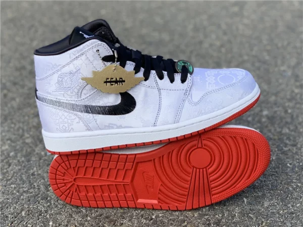 CLOT x Air Jordan 1 Mid Fearless - 2019-12-17 - Replica shoes