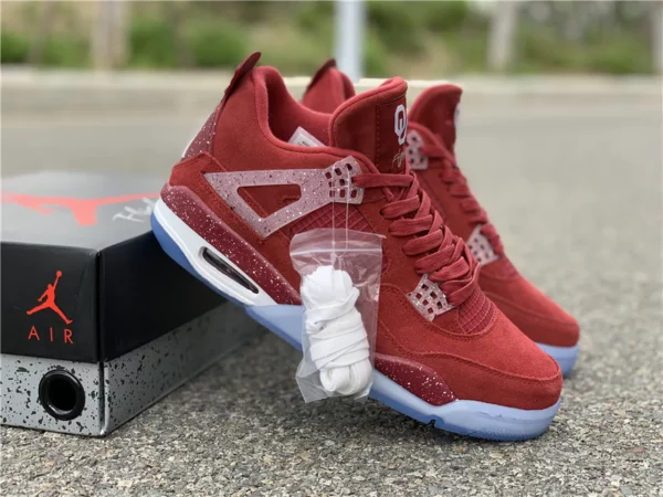 Air Jordan 4 The Oklahoma Sooners PE - 2019-05-14 - Replica shoes