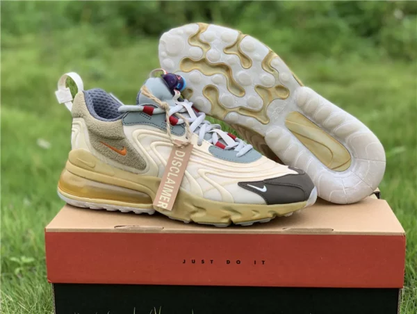 Travis Scott x Nike Air Max 270 React Cactus Trails - Replica shoes