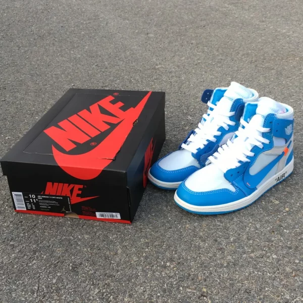 OFF-WHITE x Air Jordan 1 Powder Blue - 2018-10-13 - Replica shoes