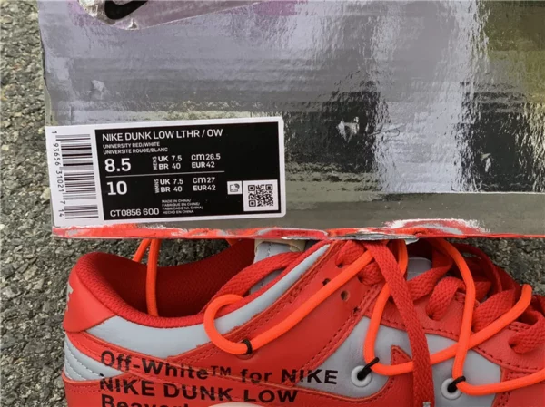 Off-White x Nike Dunk Low - Replica shoes