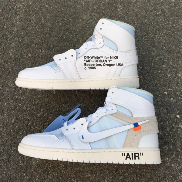 OFF-WHITE x LV x Air Jordan 1 - 2018-09-23 - Replica shoes