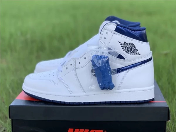 Air Jordan 1 OG Retro High Metallic Navy - Replica shoes