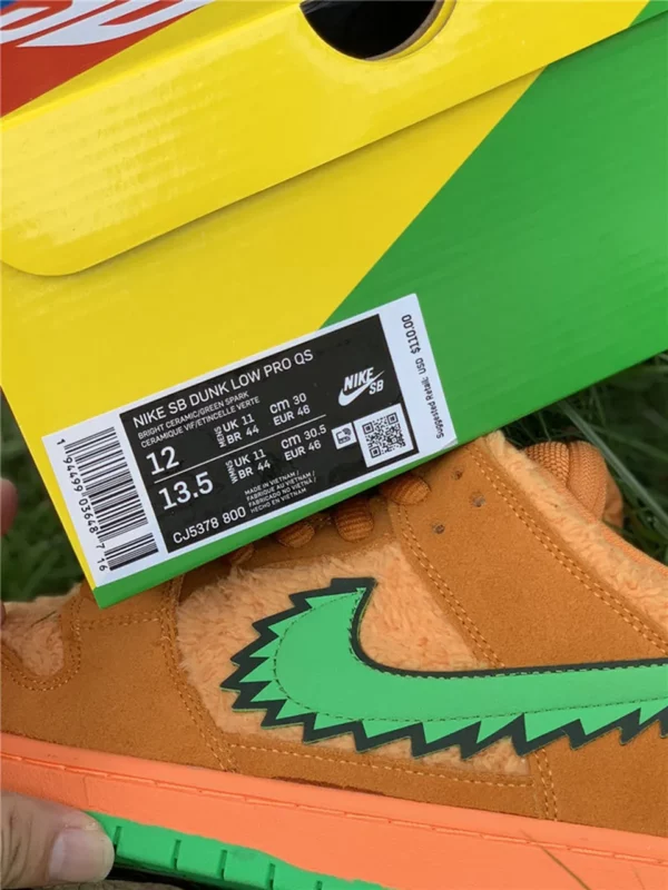 Grateful Dead x Nike SB Dunk Low Orange Bear - Replica shoes