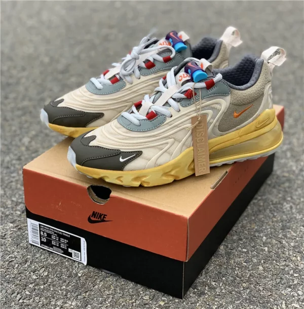 $180 Travis Scott x Nike Air Max 270 React Cactus Trails - Replica shoes