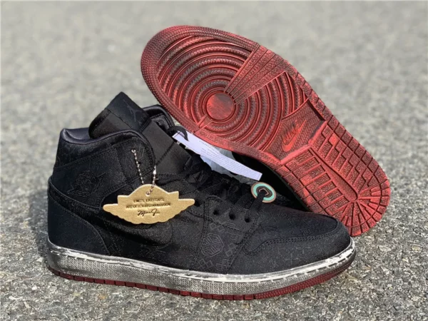 CLOT x Air Jordan 1 Mid Fearless - Replica shoes