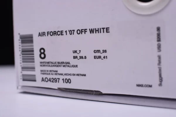 NK AIR FORCE x OFF WHITE-02-15 - Replica shoes