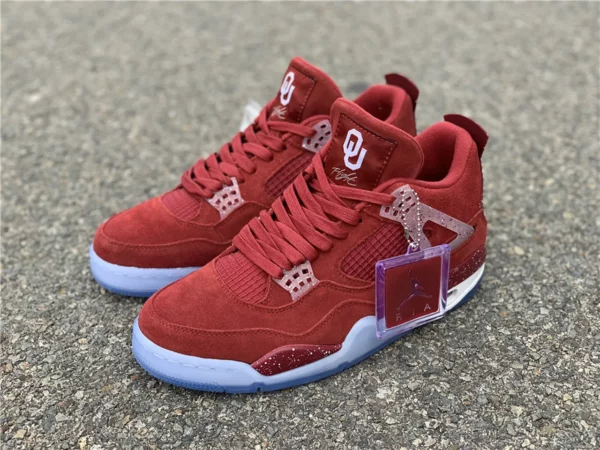 Air Jordan 4 The Oklahoma Sooners PE - 2019-05-14 - Replica shoes