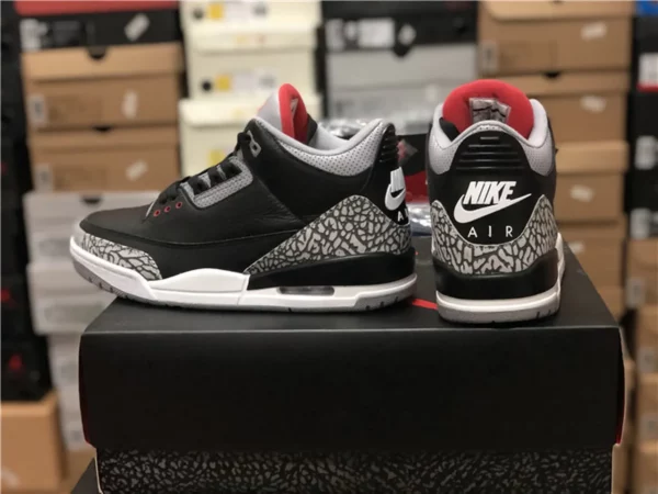 Air Jordan 3 OG Black Cement - 2018-03-02 - Replica shoes