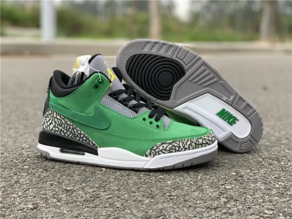 Air Jordan 3 Tinker Oregon Ducks PE - 2018-12-24 - Replica shoes