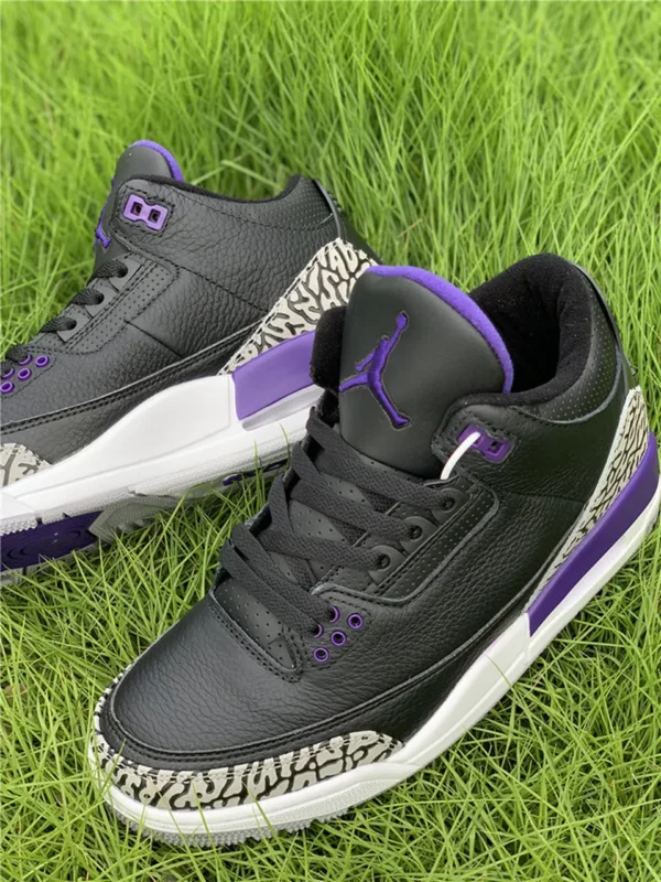 Air Jordan 3 Court Purple - Replica shoes