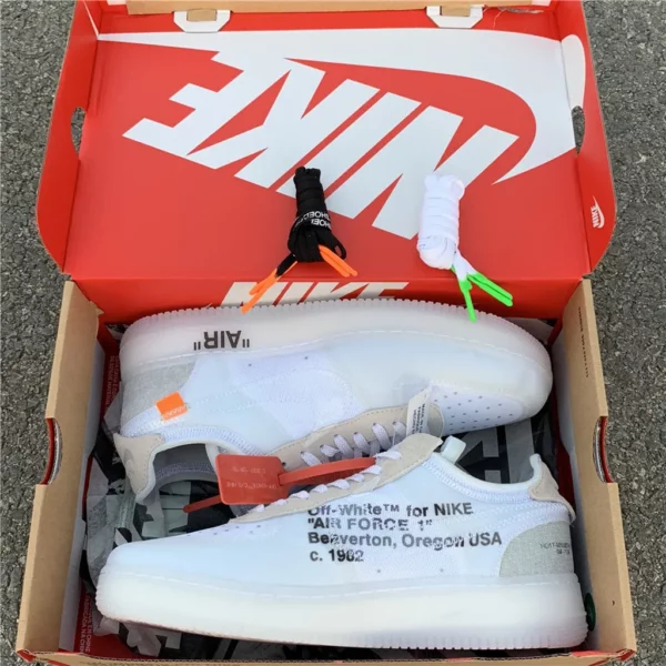 OFF-WHITE x Nike Air Force 1 LOW OW AF1 - Replica shoes