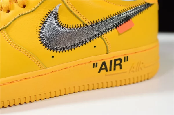 Off-White x Nike Air Force 1 Low University Gold - Replica shoes