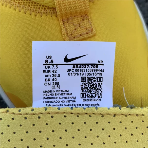 Nike Air Fear of God 1 Amarillo - 2019-12-17 - Replica shoes