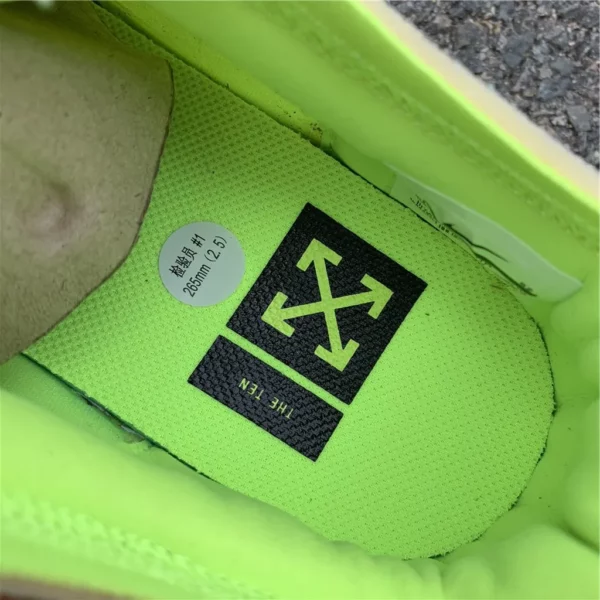 OFF-WHITE x Nike Air Force 1 Volt - Replica shoes