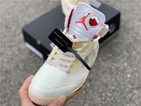 OFF-WHITE x Air Jordan 5 - Replica shoes