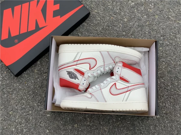 Air Jordan 1 Retro High OG SailRed - 2019-03-02 - Replica shoes