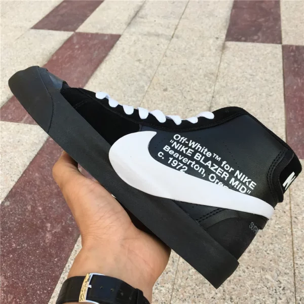 OFF-WHITE x Nike Blazer Studio Mid Black - Replica shoes