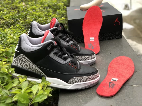 Air Jordan 3 OG Black Cement - 2018-03-02 - Replica shoes