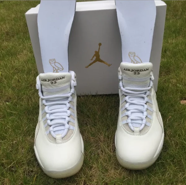 Air Jordan 10 Retro Drake OVO White - 2016-03-31 - Replica shoes