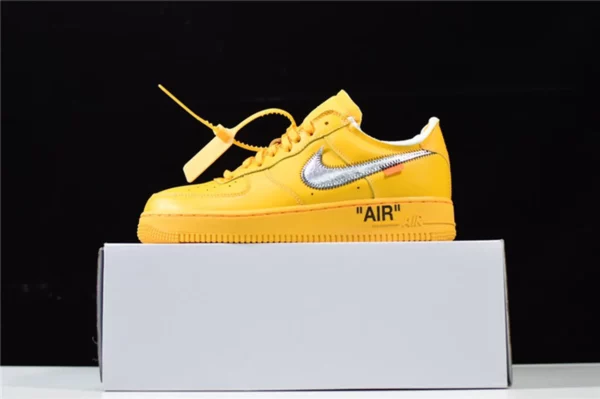 Off-White x Nike Air Force 1 Low University Gold - Replica shoes