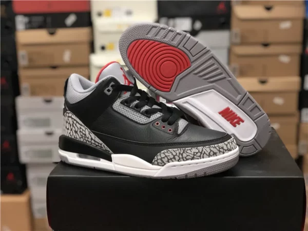 Air Jordan 3 OG Black Cement - 2018-03-02 - Replica shoes