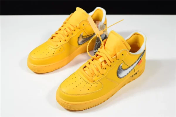 Off-White x Nike Air Force 1 Low University Gold - Replica shoes