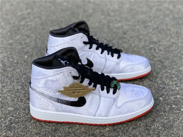 CLOT x Air Jordan 1 Mid Fearless - 2019-12-17 - Replica shoes