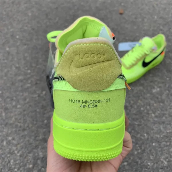 OFF-WHITE x Nike Air Force 1 Volt - Replica shoes